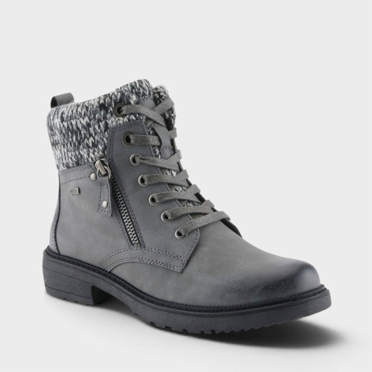 Spring Step Relife Khazera Grey boot, front three-quarter