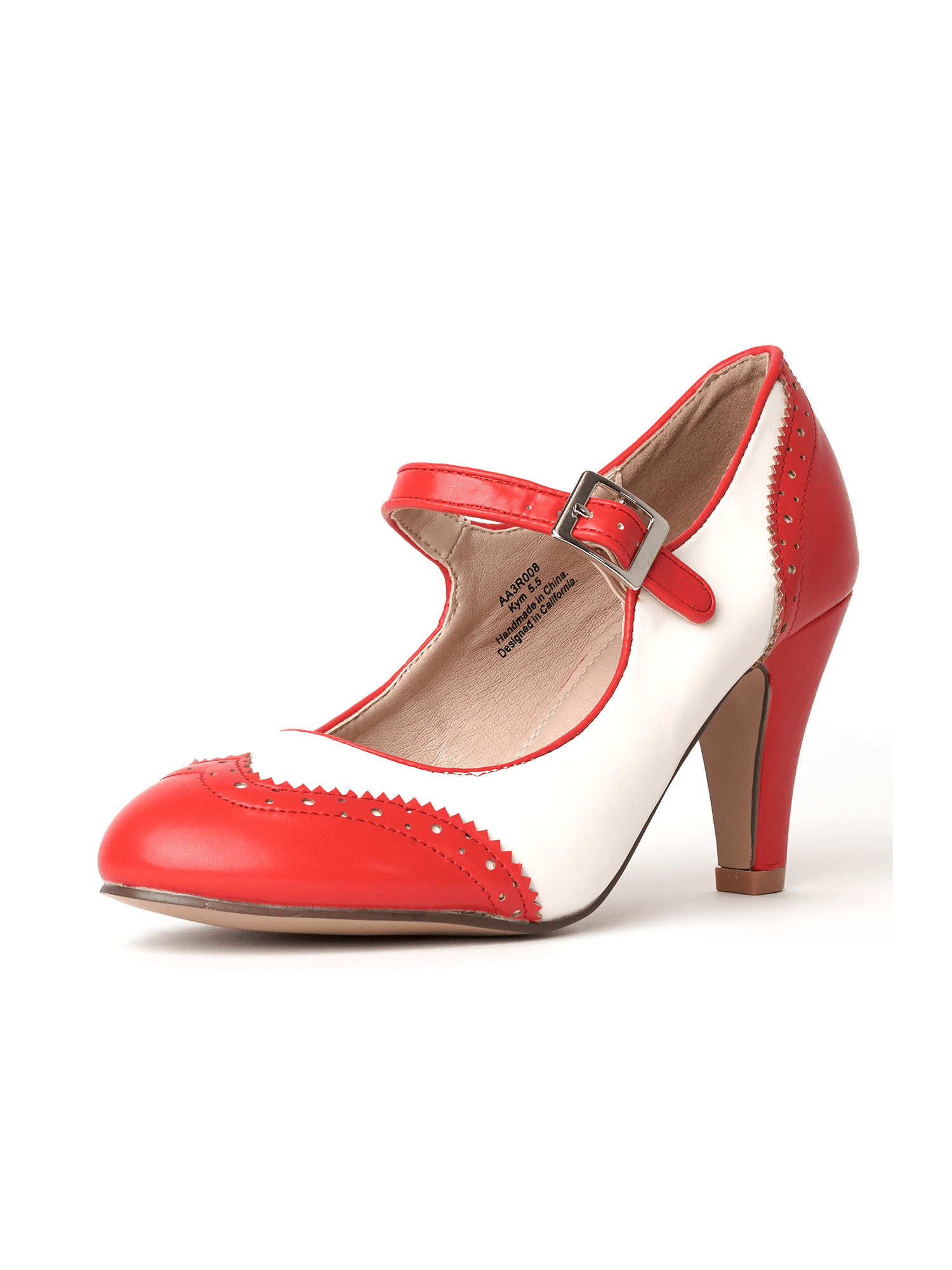 Kym | Red on Cream