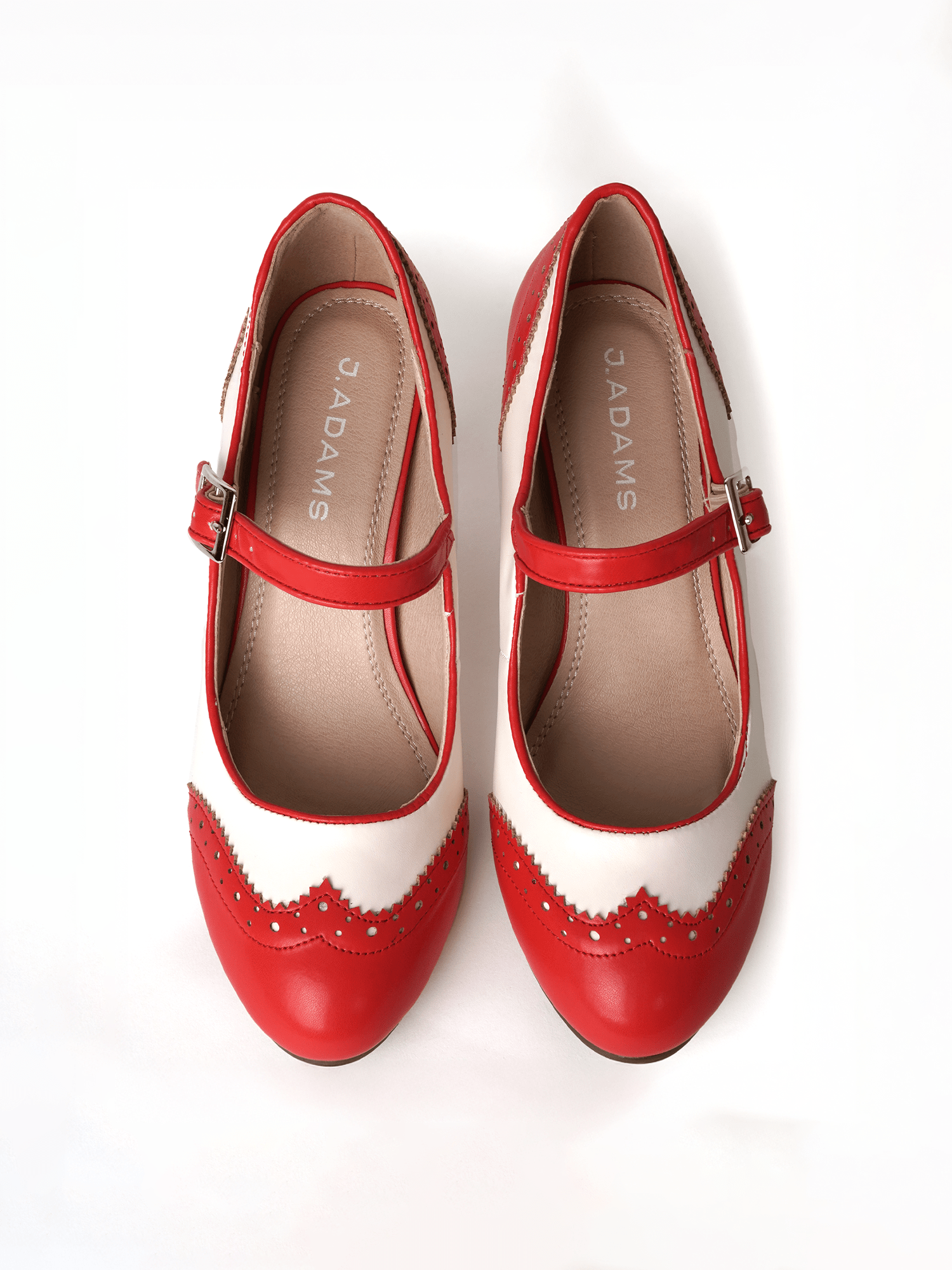 Kym | Red on Cream