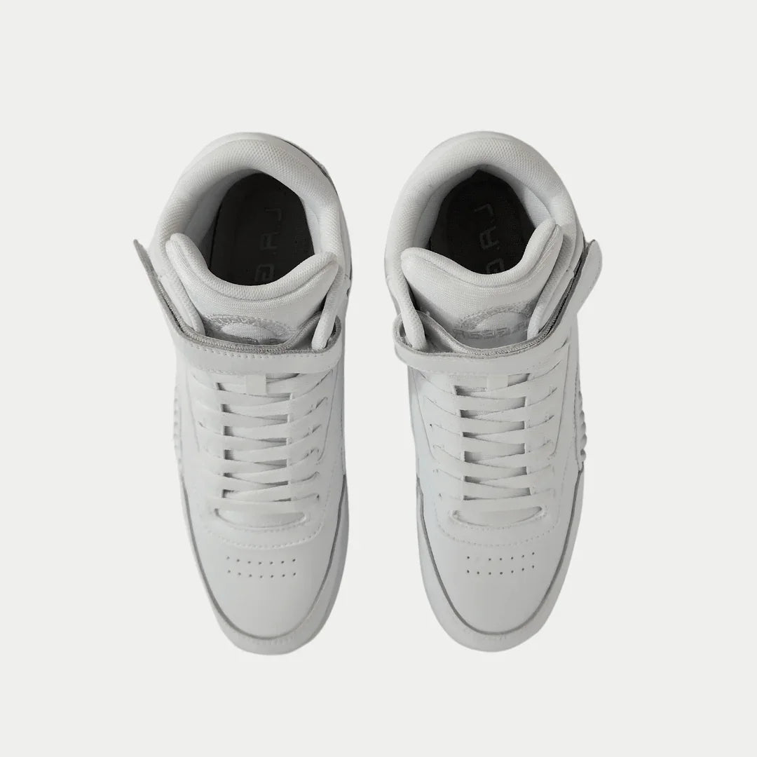 LA Gear Women's Flame Retro Hightop | White – top view