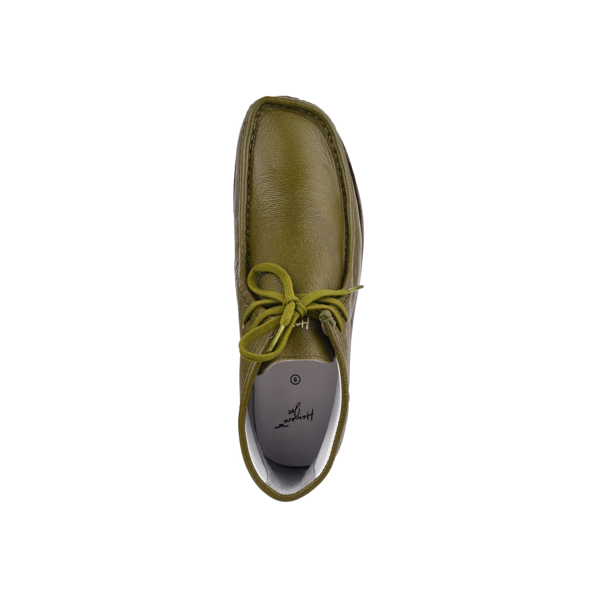 Liberty Zeno HAMARA JOE men's olive chukka boots, top view