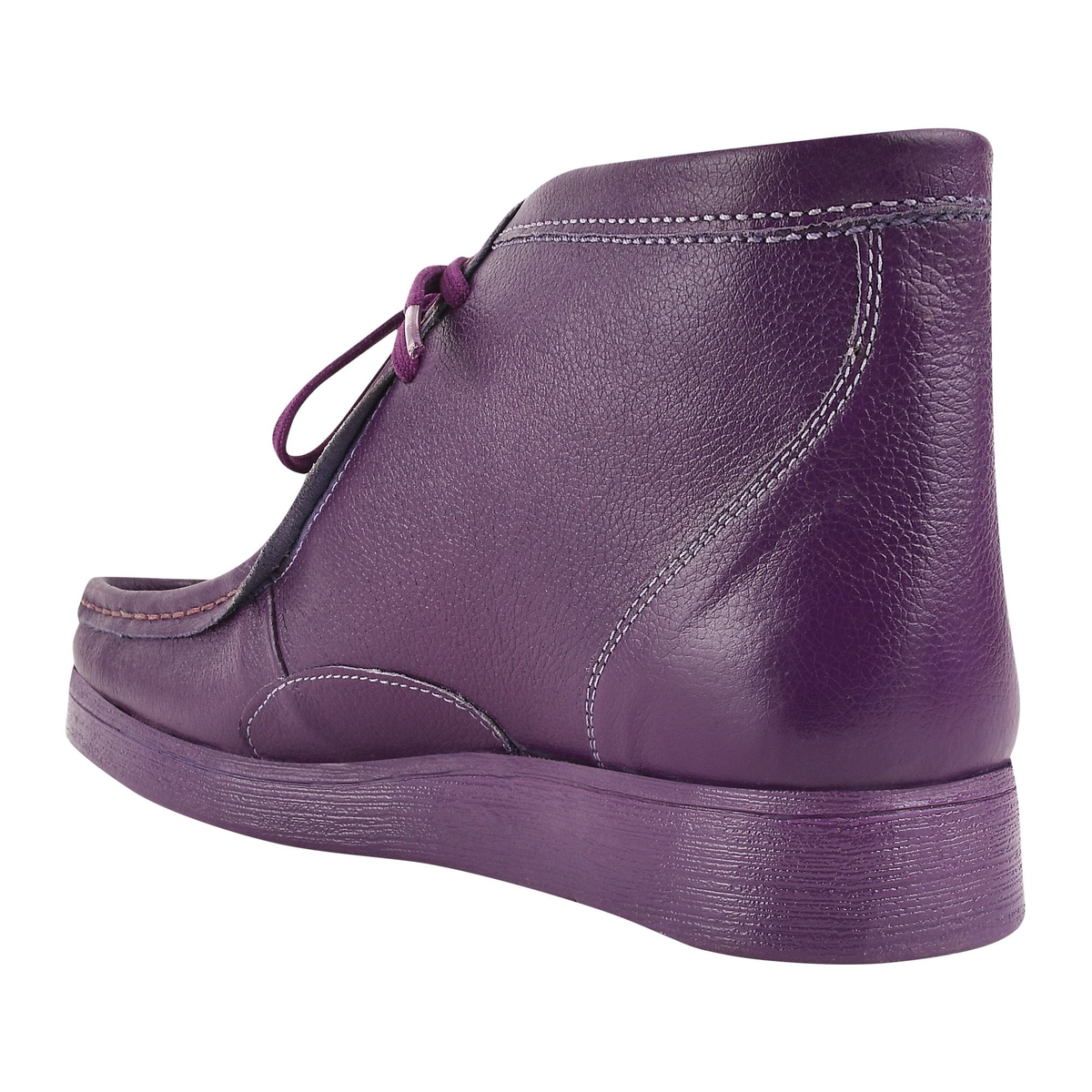 Liberty Zeno HAMARA JOE men's purple chukka boots, rear three-quarter view