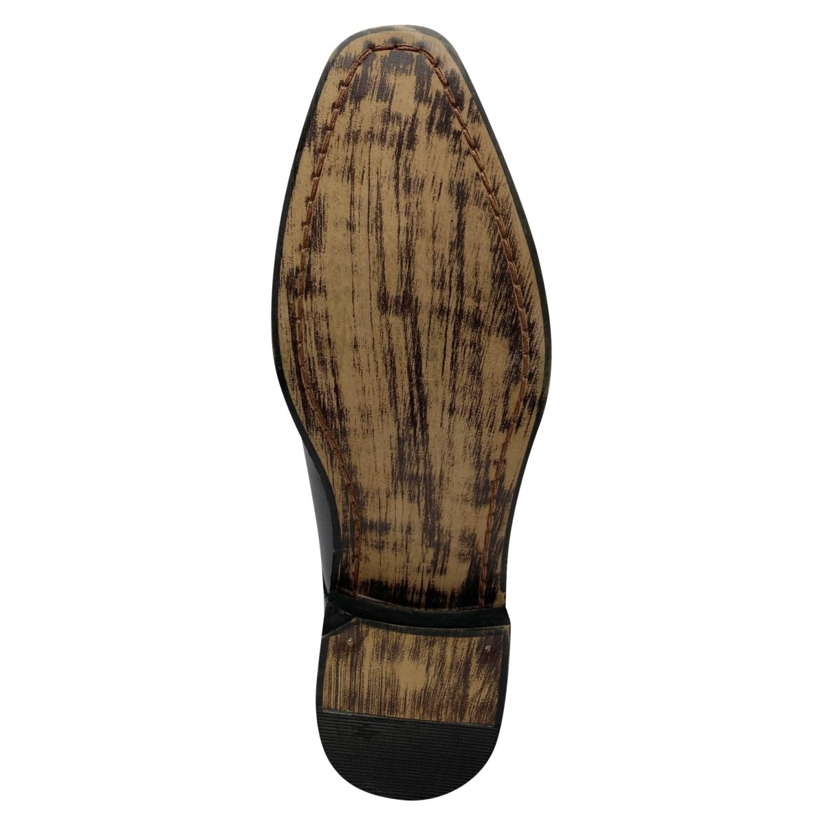 Libertyzeno Shoes LIBERTYZENO Men's Leather Buckle Monk Strap Dress Shoes