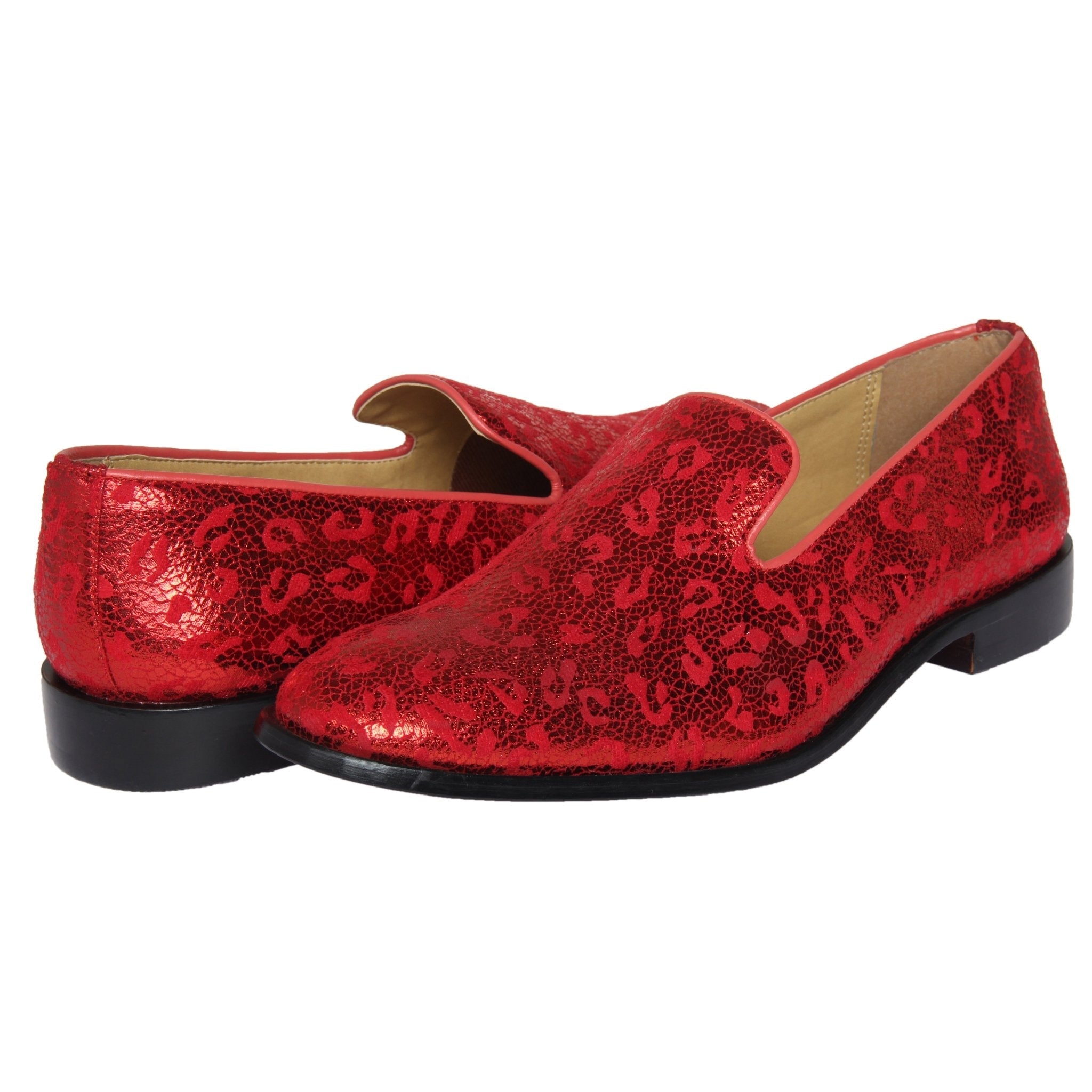 Liberty Zeno LIBERTYZENO Slip On for Mens Leather Cushioned Footbed Tassels Loafer Shoes top view