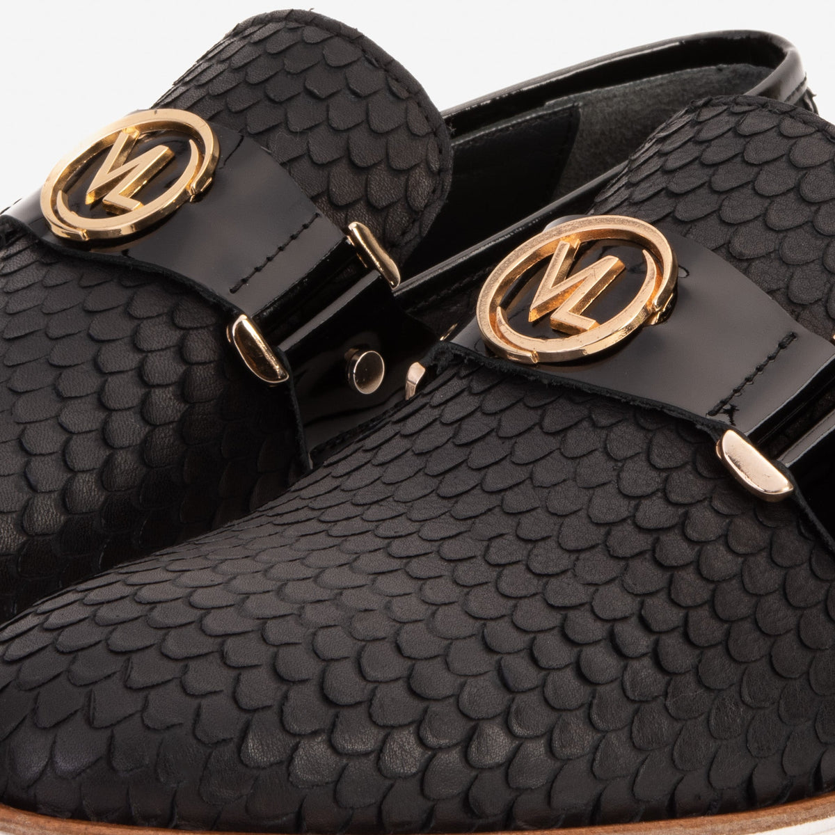 Vinci Leather The Legacy Black Leather Men Casual Loafer Shoe – product view 4