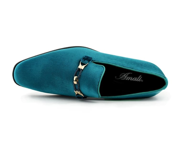 Amali Aller - Teal Loafers — product view 4