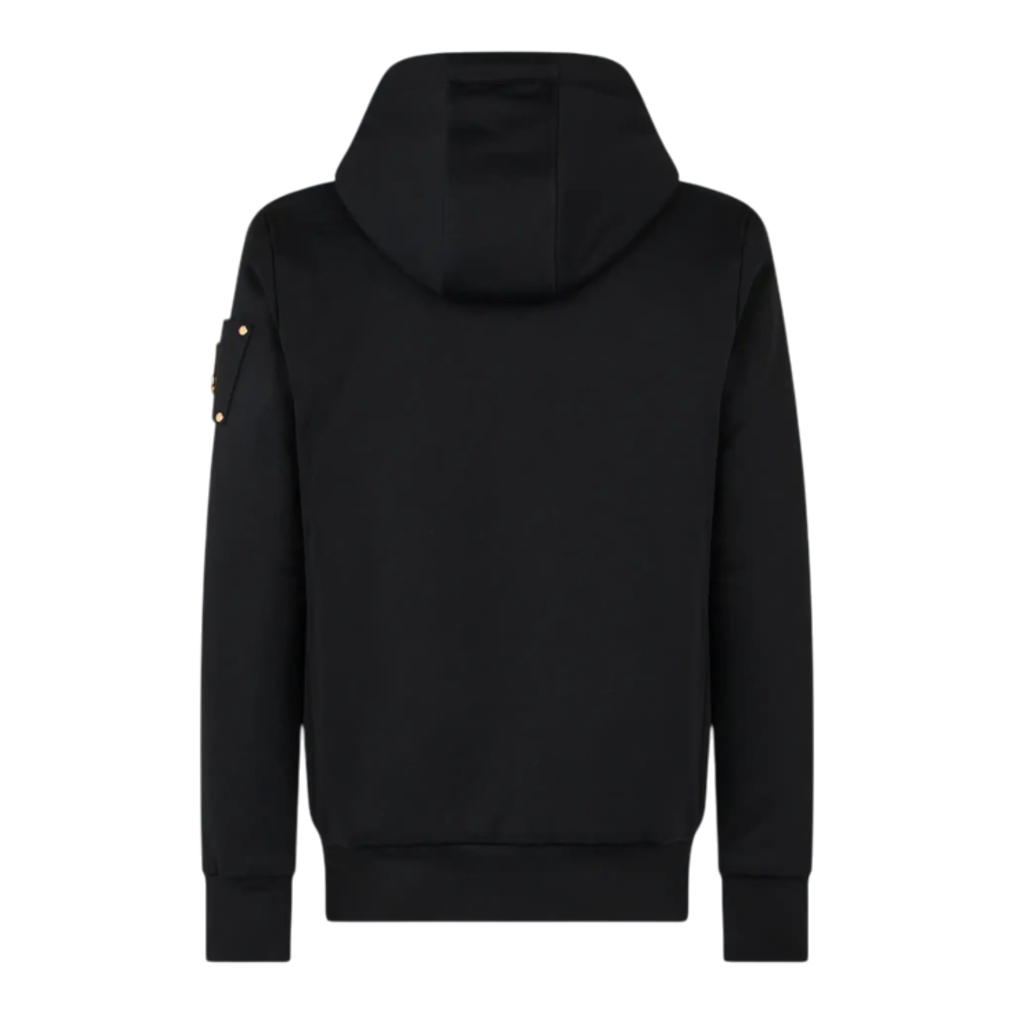 Moose Knuckles Classic Bunny Zip-Up Men's Hoodie — Black/Black Fur