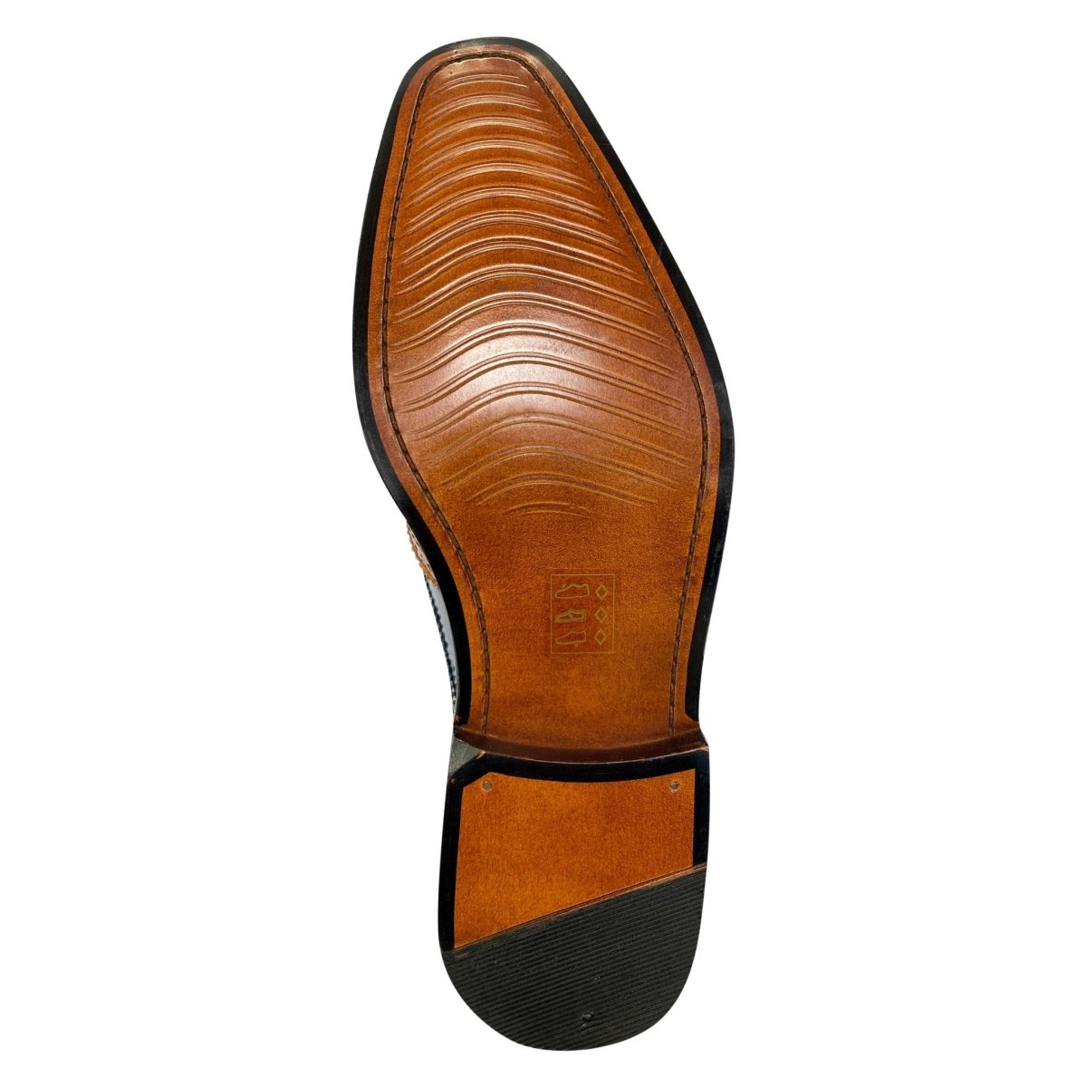 Liberty Zeno Macon Leather and Suede Crocodile Printed Oxford Dress Shoes