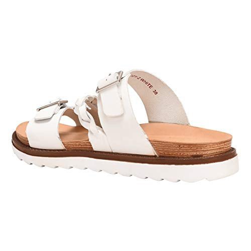 Liberty Zeno Maddy Leather Platform Slides Sandals
