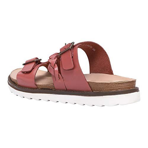Liberty Zeno Maddy Leather Platform Slides Sandals