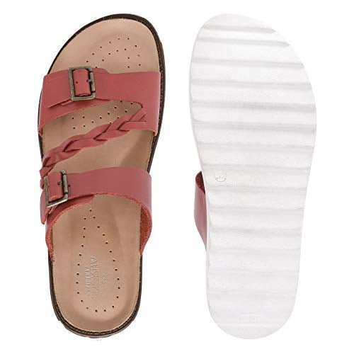 Liberty Zeno Maddy Leather Platform Slides Sandals