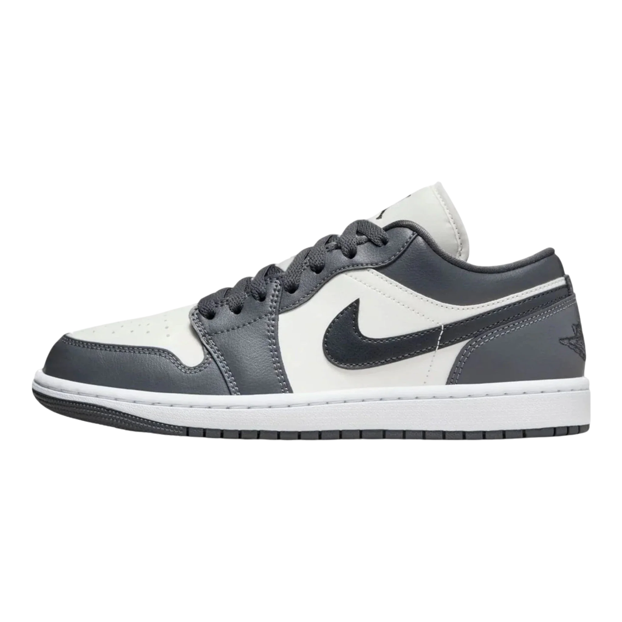 Nike Air Jordan 1 Low Women's Sneakers — Sail/Dark Grey Low-Top