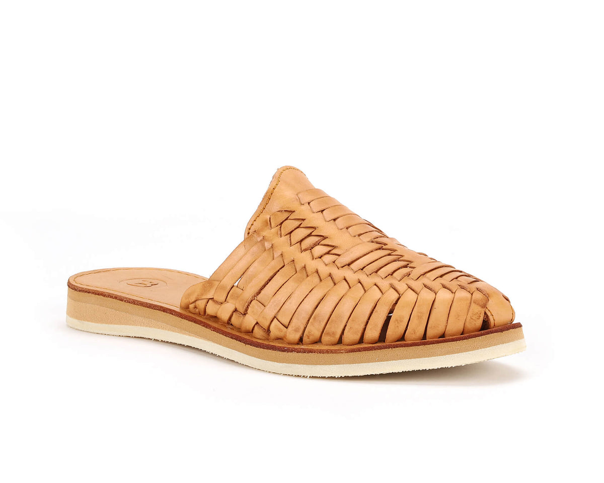 Bottomless Co. Marbella Huarache Slip-On Sand – product view 1