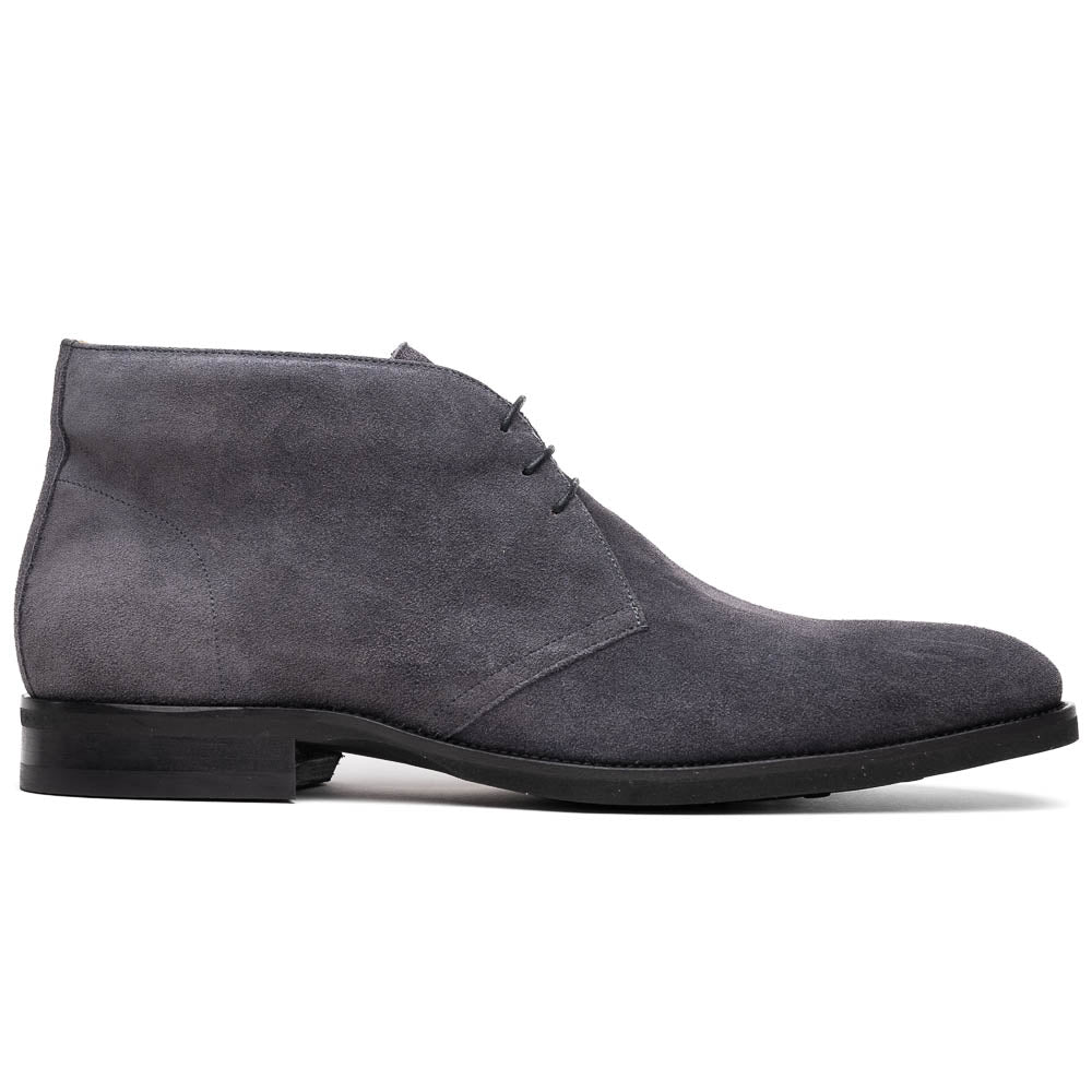 Zelli Italia Men's 46-592-GRY MARCO Suede Calfskin Chukka Boot Grey