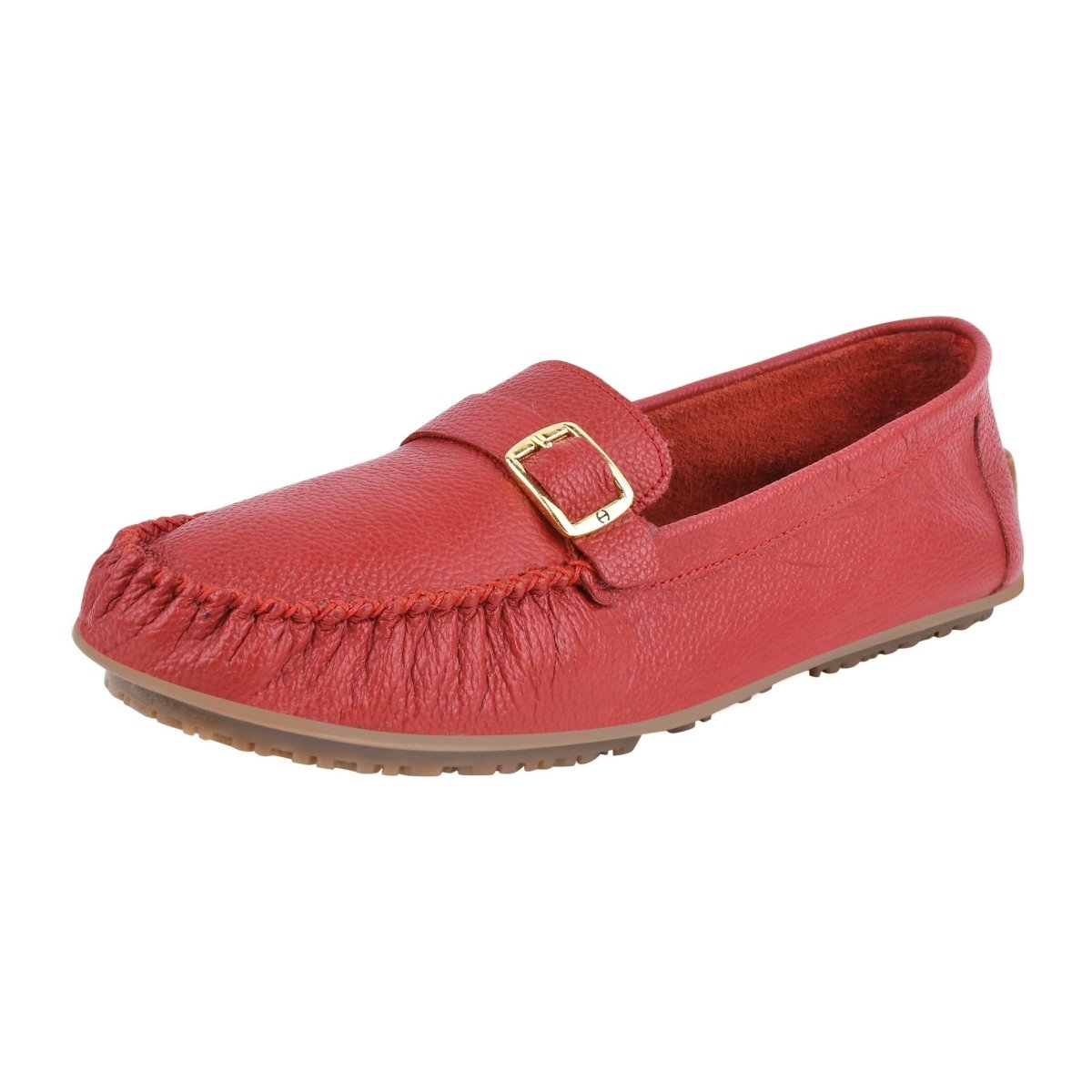 Liberty Zeno MARY Genuine Leather Women's Slip On Buckle Loafers