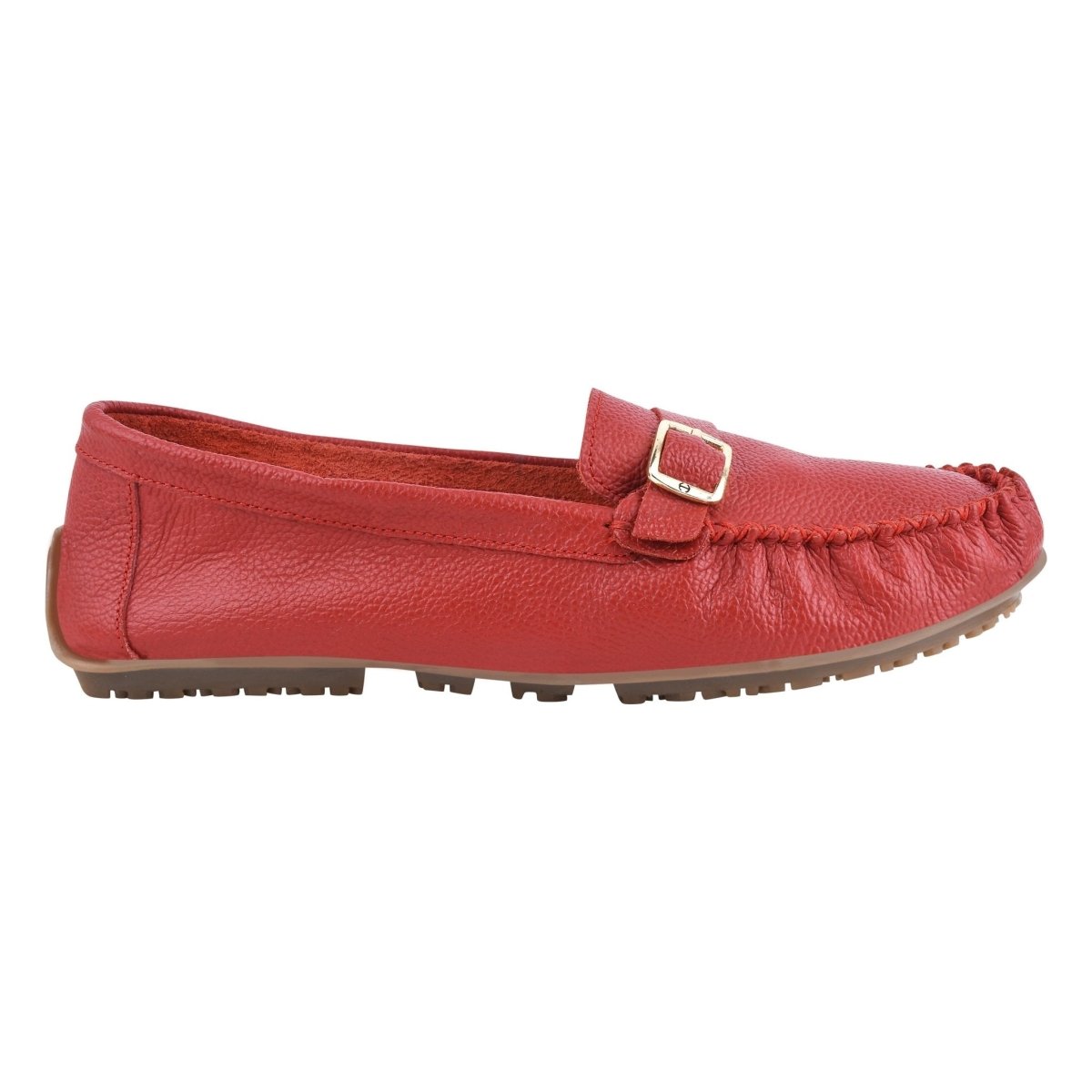 Liberty Zeno MARY Genuine Leather Women's Slip On Buckle Loafers