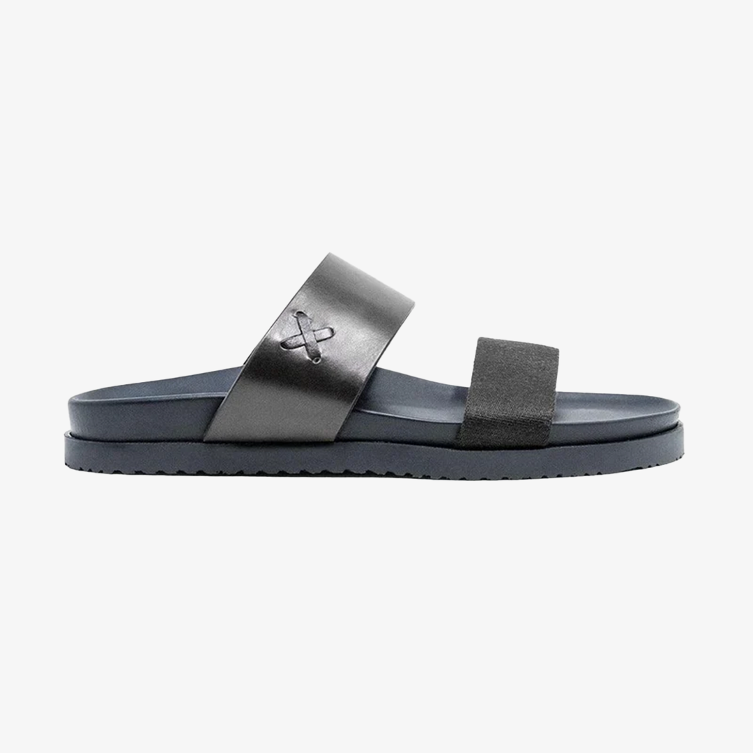 Del Toro Shoes Men's Black Cinturini Sandal
