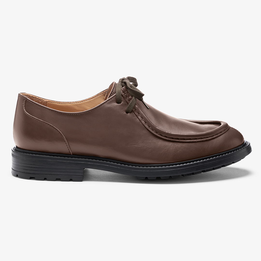 Del Toro Shoes Men's Brown Leather Tuscan Moc Boot