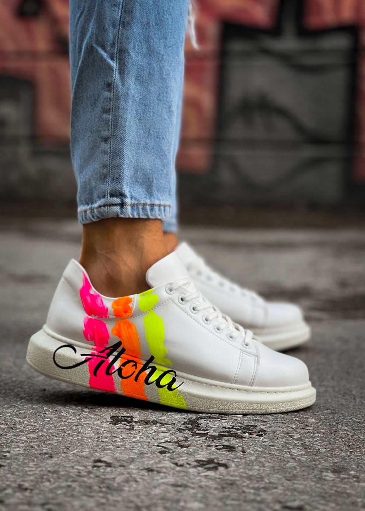 Apollo Moda Men's Aloha Three Stripes – product view 2