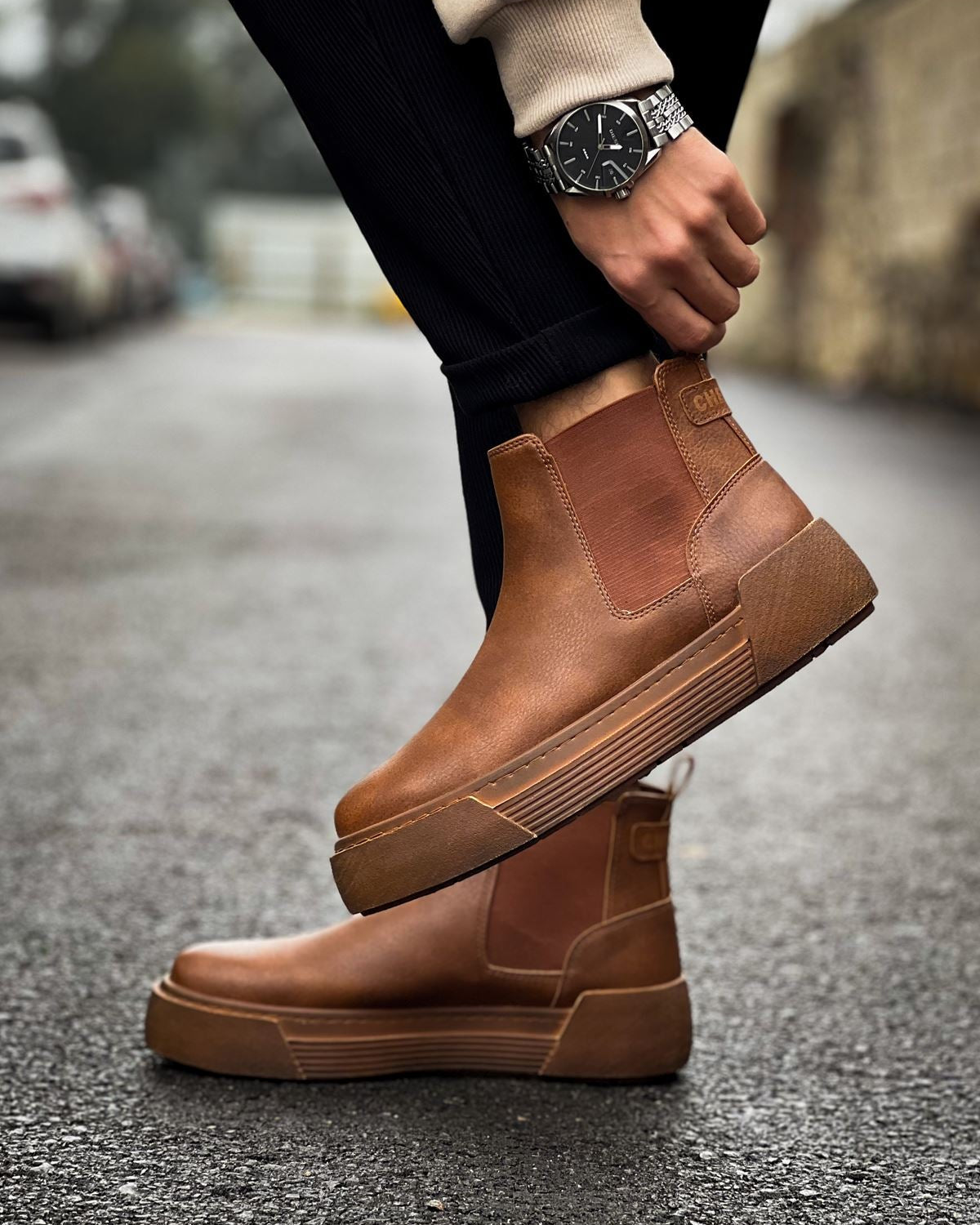 Apollo Moda Men's Avalon Light Brown – product view 2