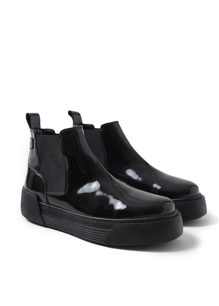Apollo Moda Men's Avalon Patent Onyx – product view 4