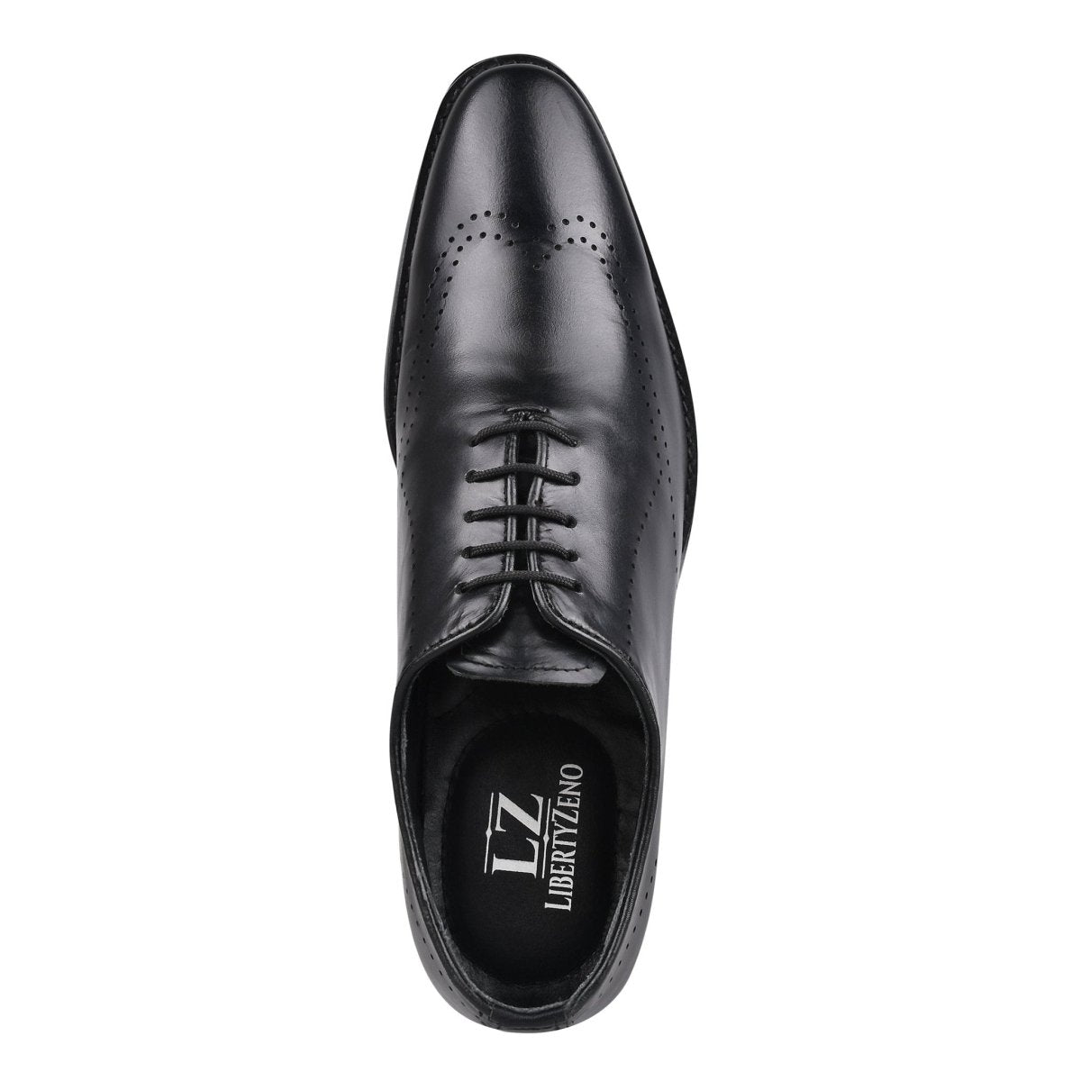 Liberty Zeno Mens Genuine Leather Wingtip Formal Business Dress Shoe