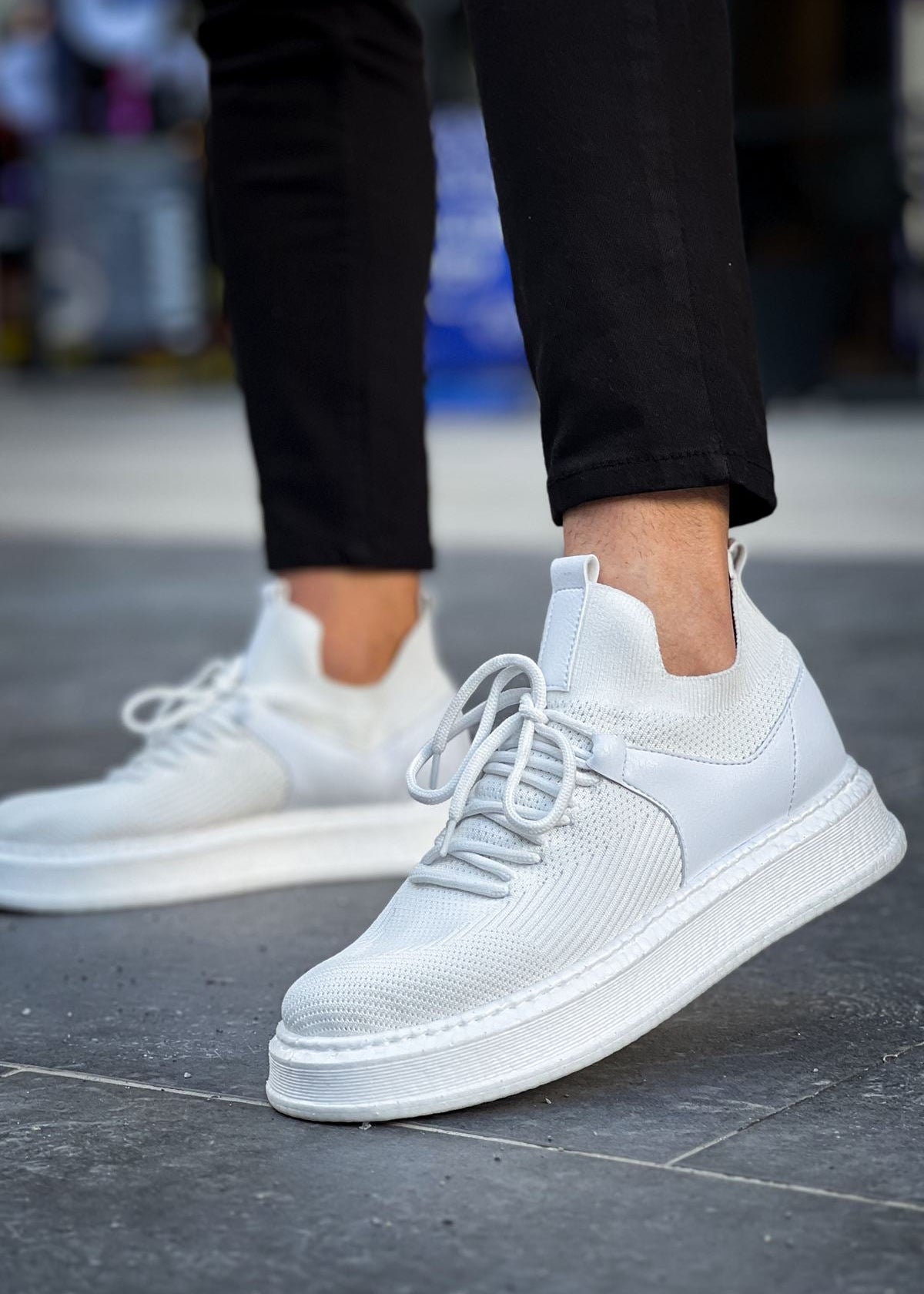 Apollo Moda Men's Madrid Pure White – product view 2