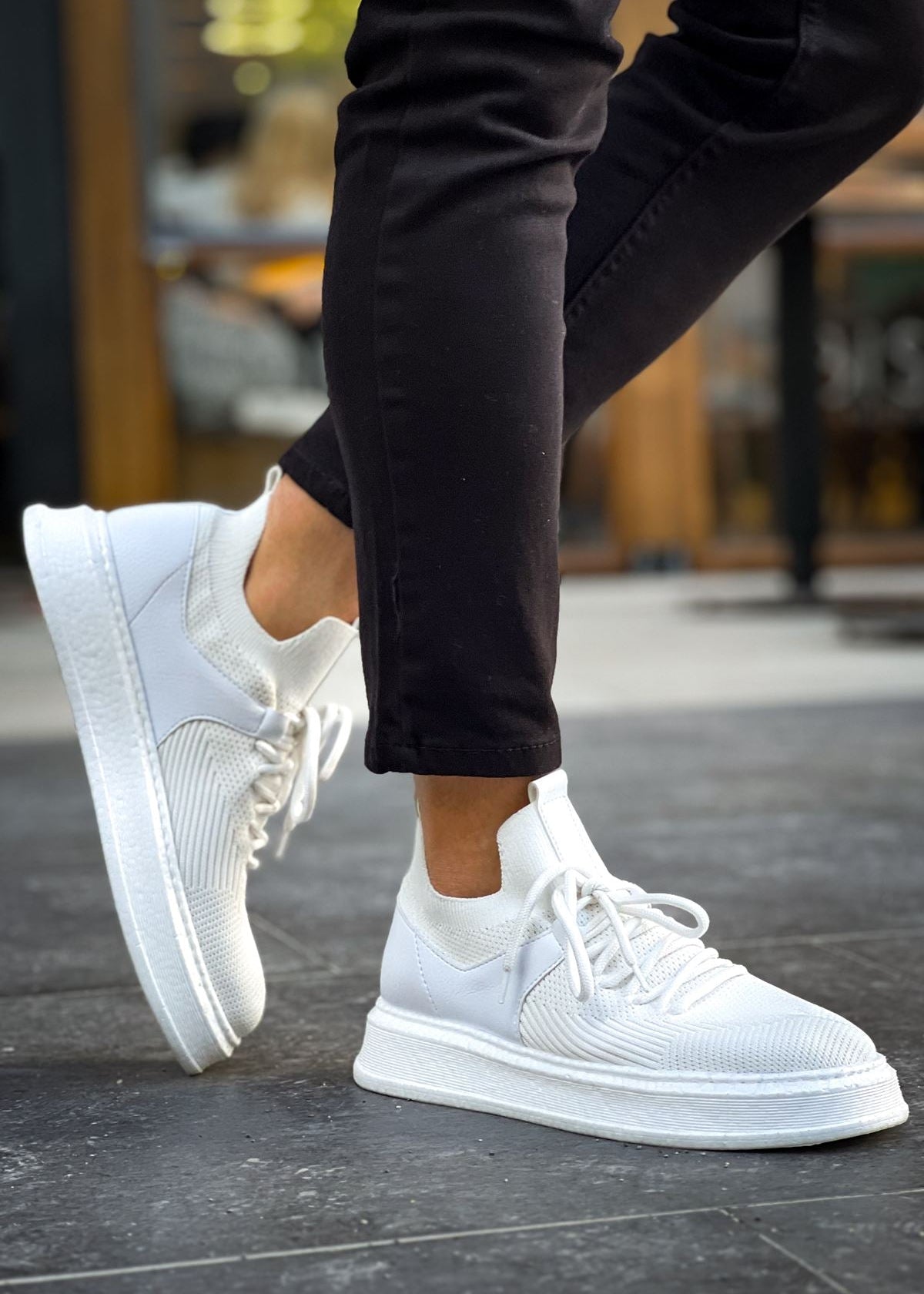 Apollo Moda Men's Madrid Pure White – product view 6