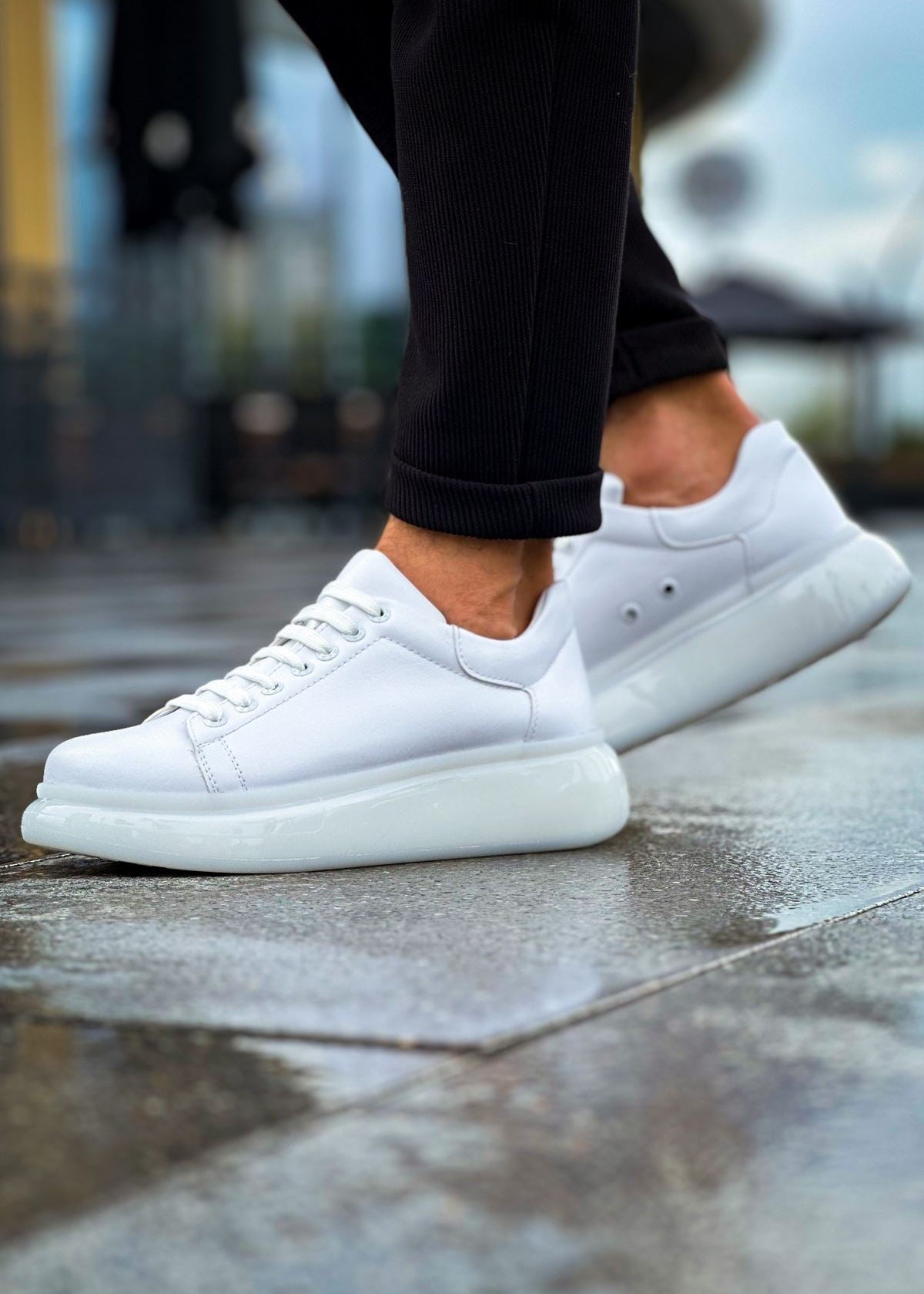 Apollo Moda Men's Stark Pure White – product view 6