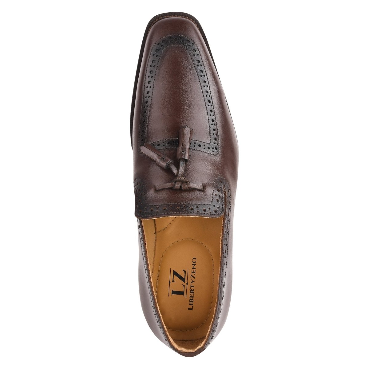 Liberty Zeno Men's Tassel Loafer Leather Shoes