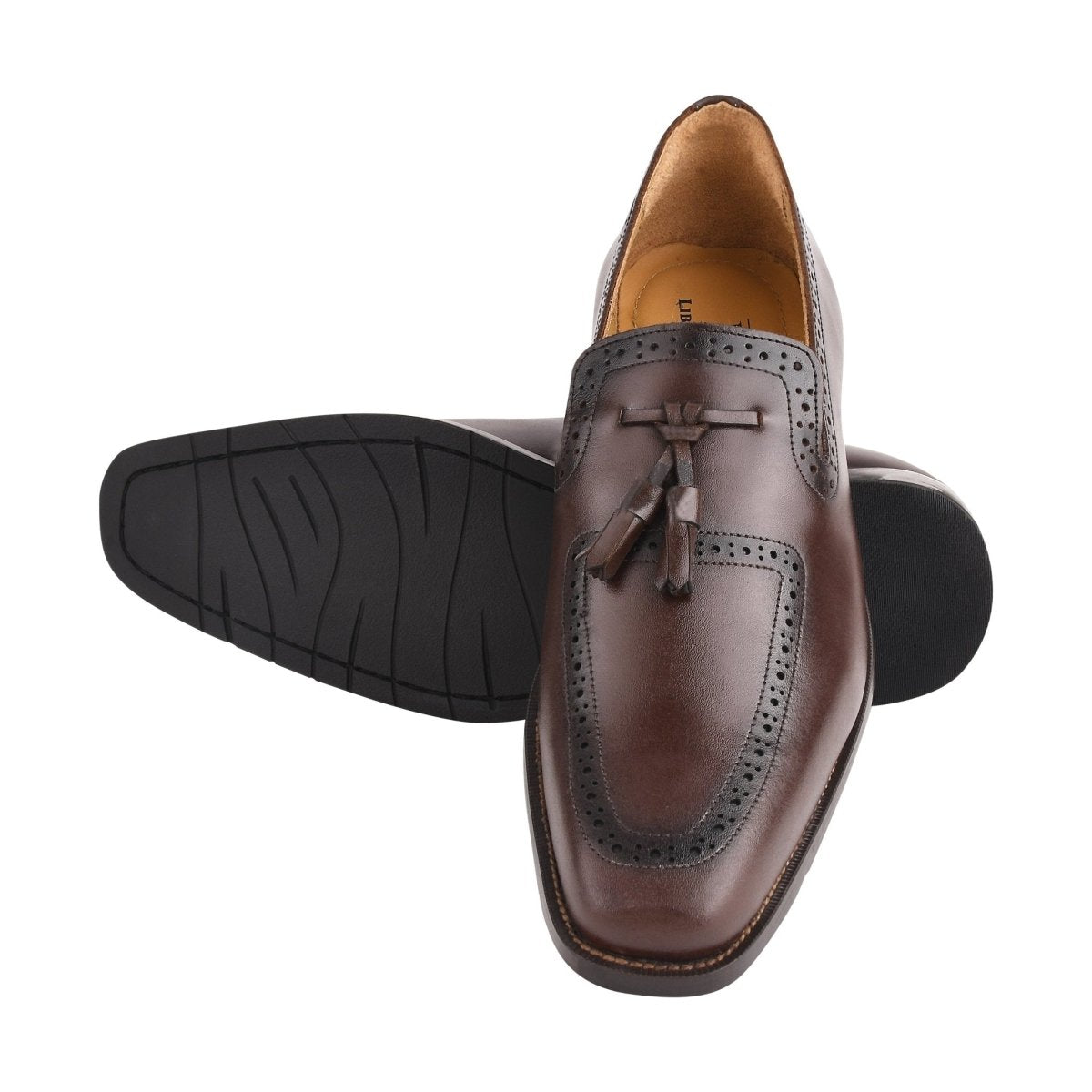 Liberty Zeno Men's Tassel Loafer Leather Shoes