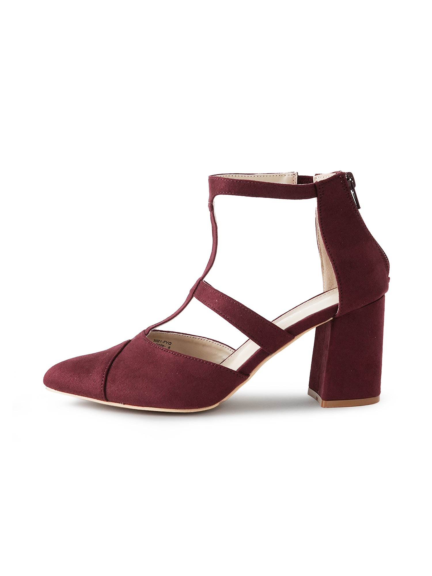 Michelle | Burgundy Suede