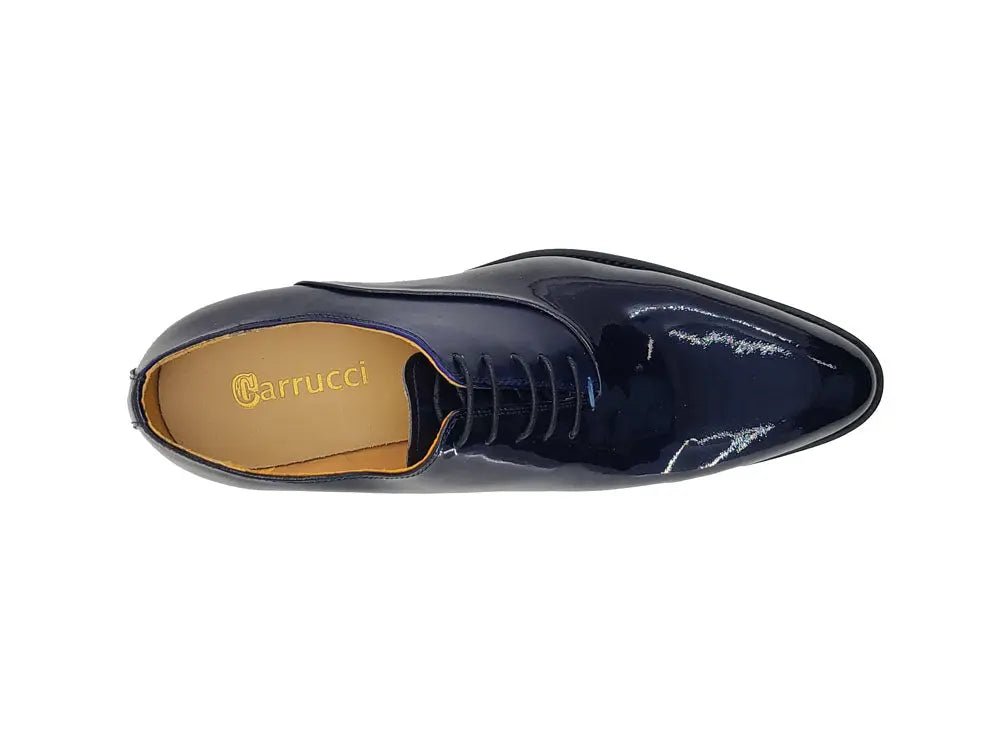 Carrucci Shoes Mix Media Patent Leather Oxford Patent Leather KS479611P