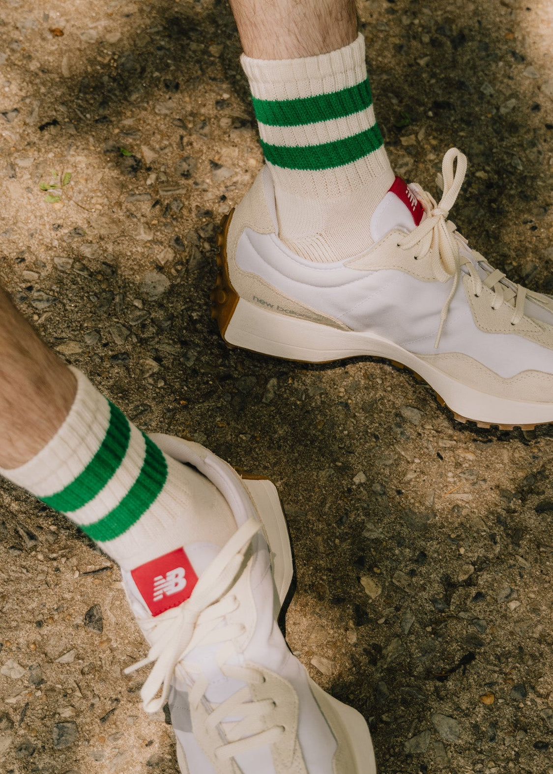 American Trench The Mono Stripe Quarter Crew Socks
