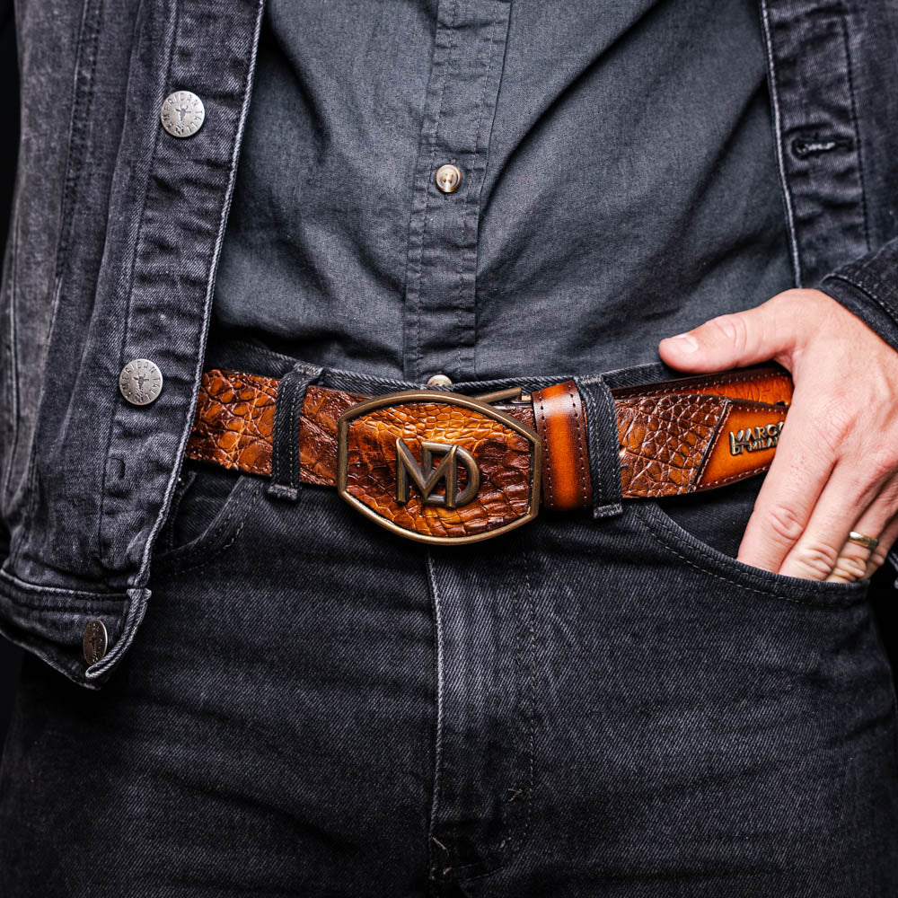 Marco Di Milano Montana Belt Aged Maple – product view 9