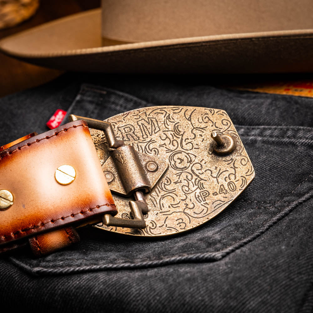 Marco Di Milano Montana Belt Stone Brown – product view 7