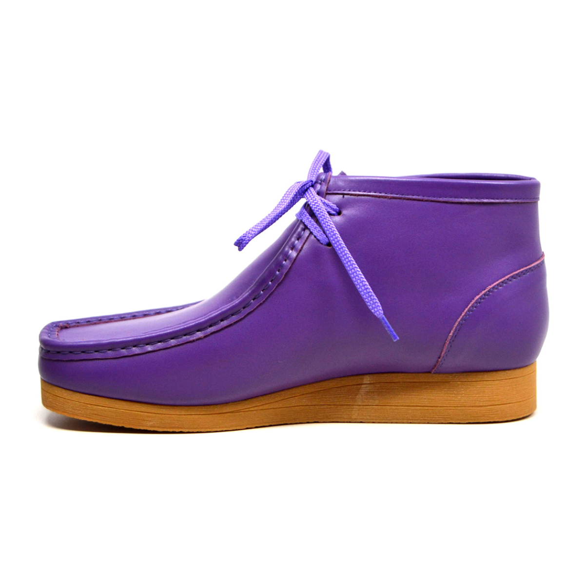 British Walkers New Castle 2 men's Purple ankle boots, left-facing side view