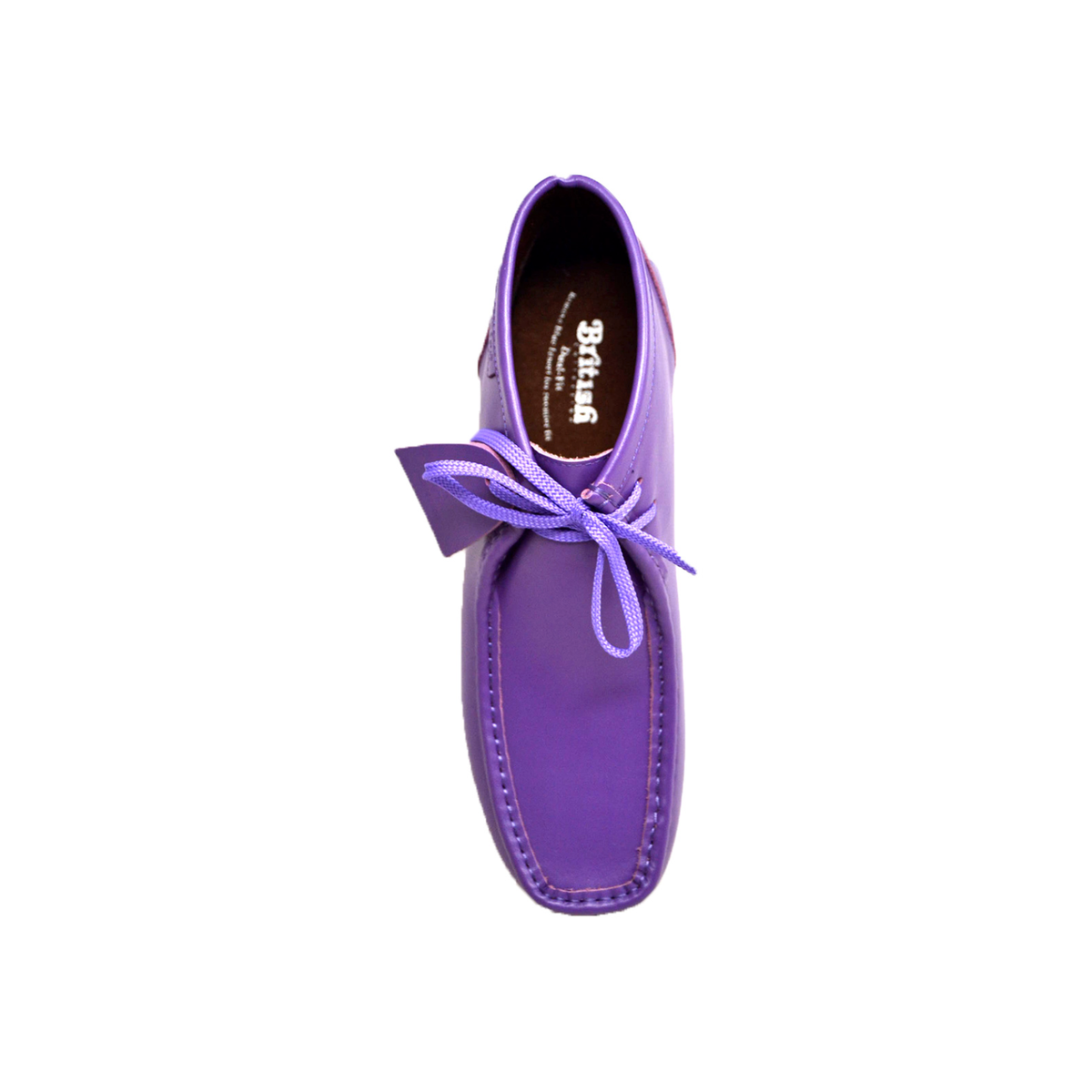 British Walkers New Castle 2 men's Purple ankle boots, top view