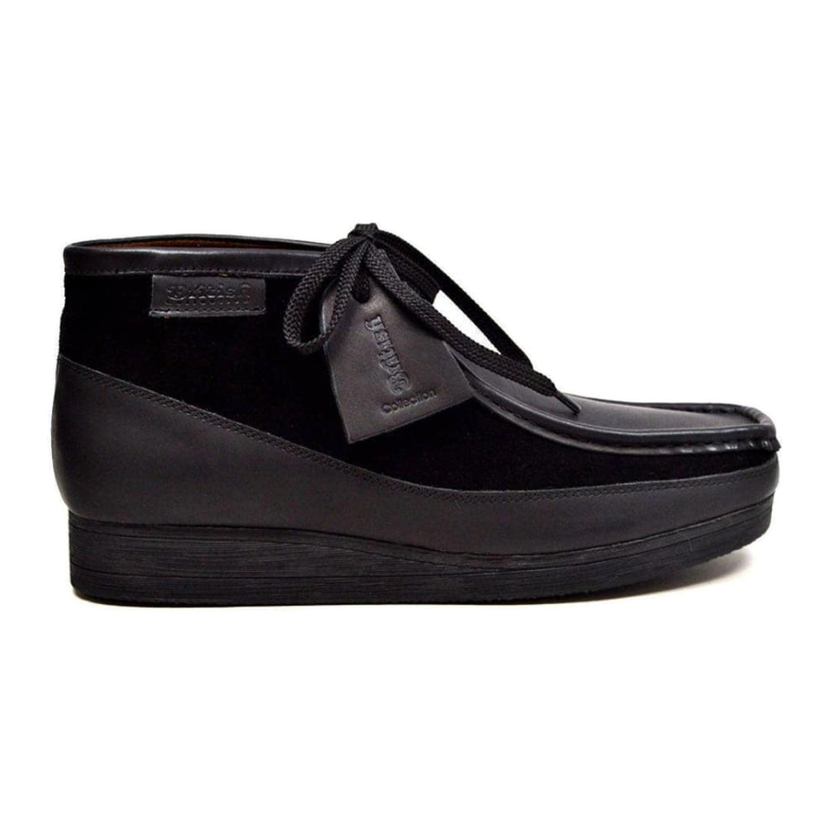 British Walkers New Castle men's Black ankle boots, right-facing side view