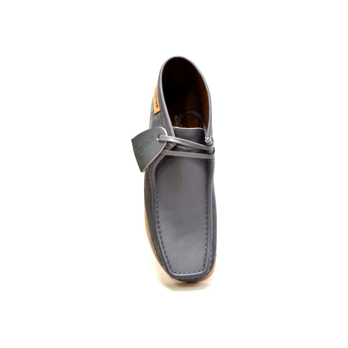 British Walkers New Castle men's Gray ankle boots, top view