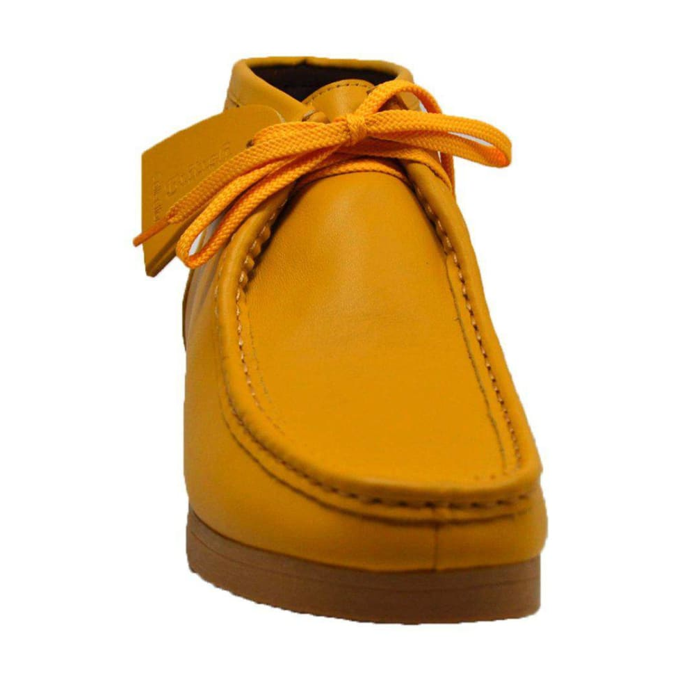 British Walkers New Castle 2 men's Yellow ankle boots, front view