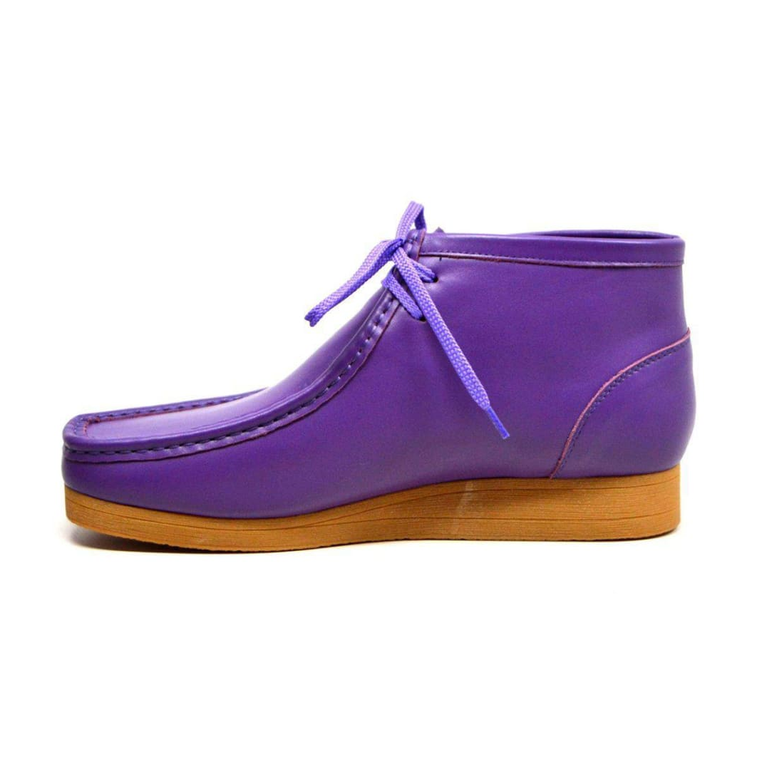 British Walkers New Castle 2 men's Purple ankle boots, side profile facing left