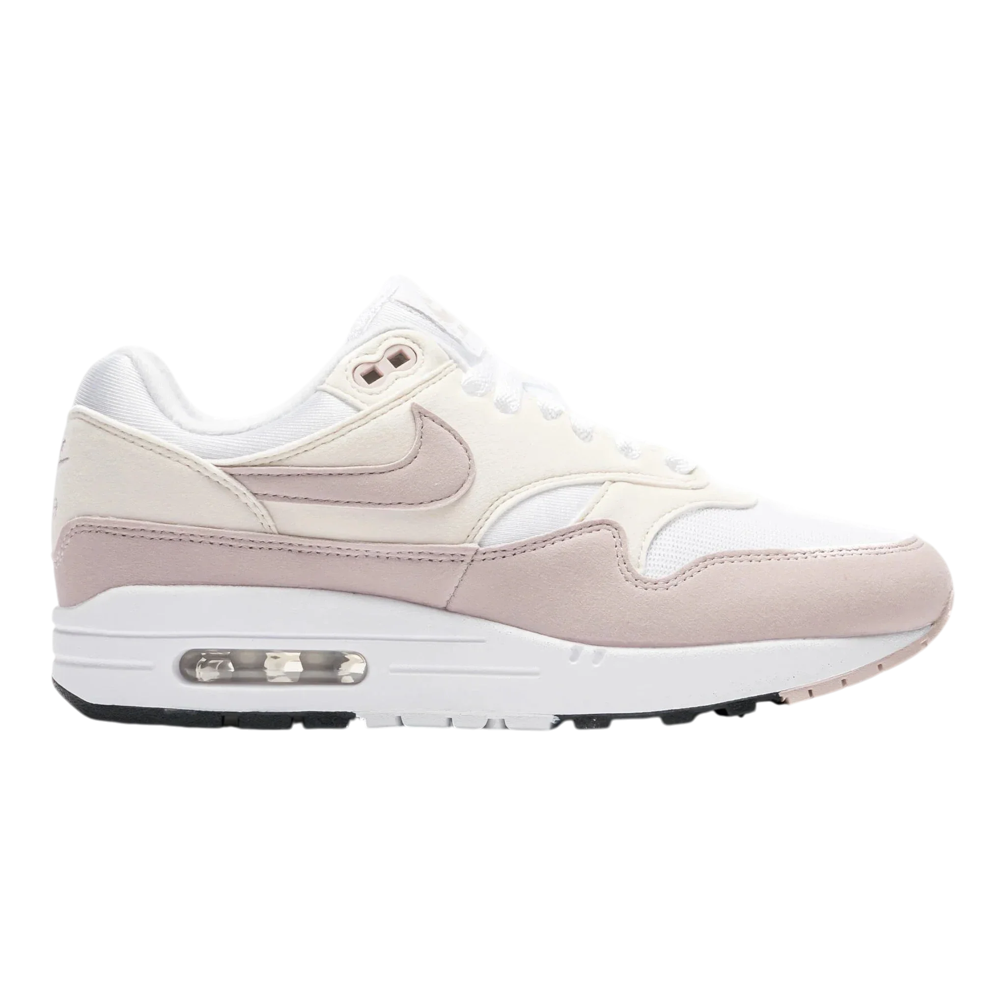 Nike Air Max 1 Women's Sneakers — White/Platinum Violet Low-Top