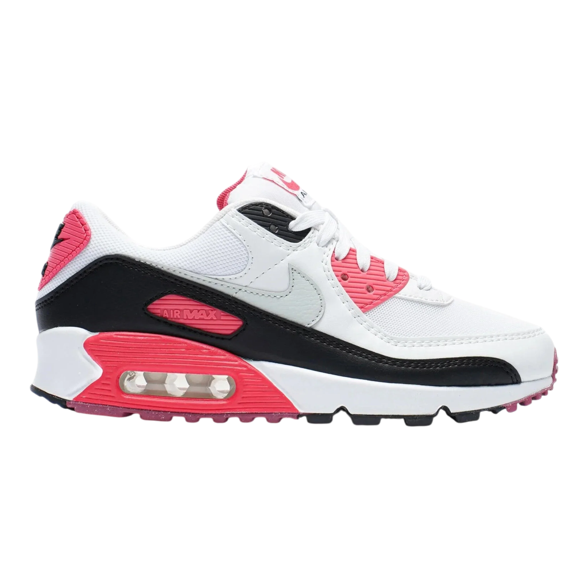 Nike Air Max 90 Women's Sneakers — White/Aster Pink Low-Top