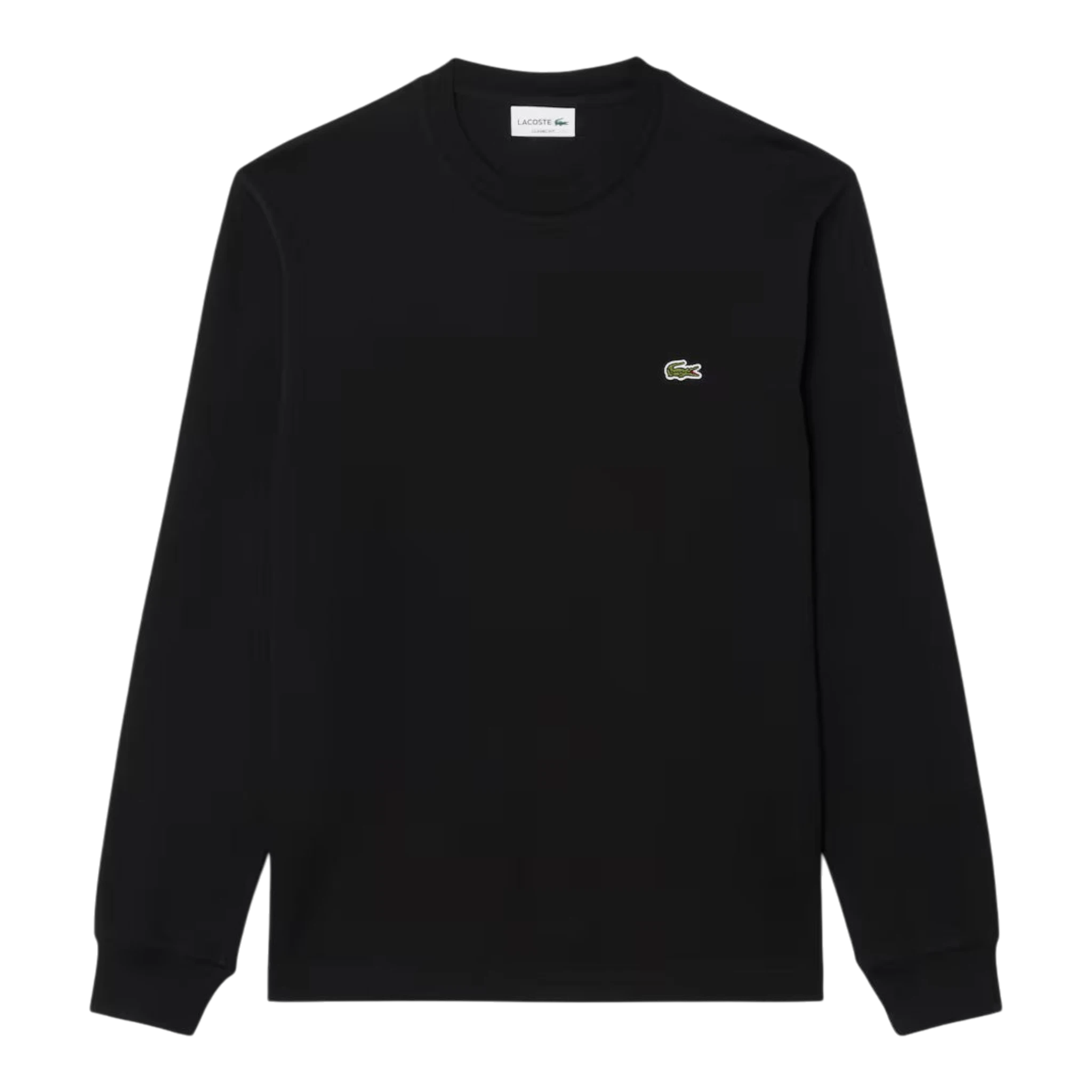 LACOSTE CREWNECK T-SHIRT MENS BLACK