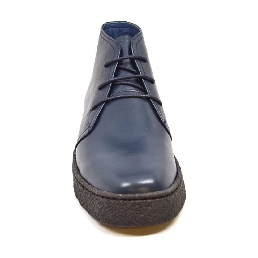 British Walkers Original Men's High Top Black Leather Shoes with Gummy Soles view 21