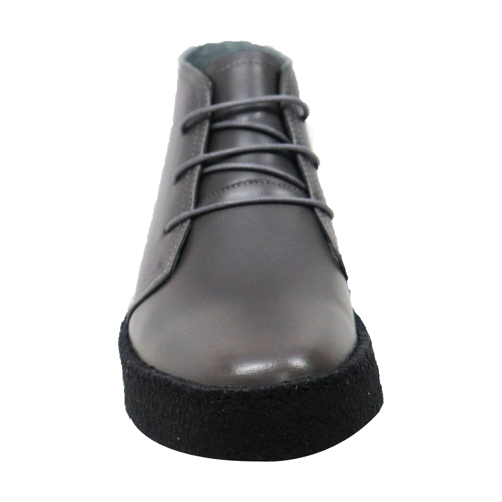 British Walkers Original Men's High Top Black Leather Shoes with Gummy Soles view 31