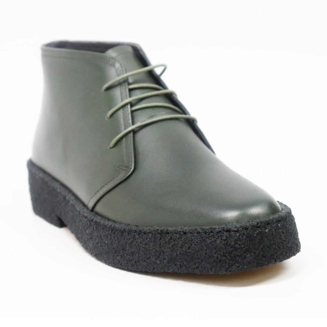 British Walkers Original Men's High Top Black Leather Shoes with Gummy Soles view 36