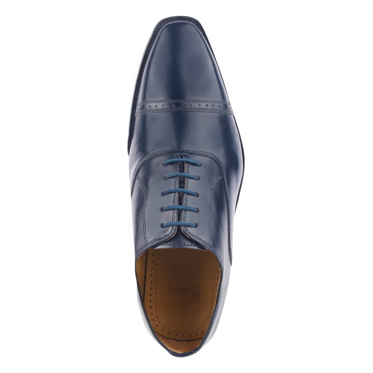 Liberty Zeno Oscar Mens Leather Lace up Oxford Designer Dress Shoes