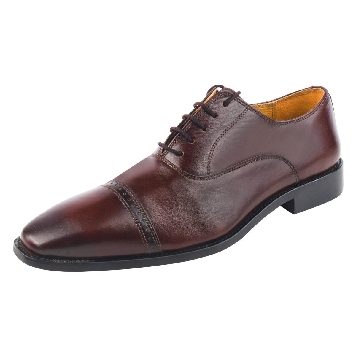 Liberty Zeno Oscar Mens Leather Lace up Oxford Designer Dress Shoes